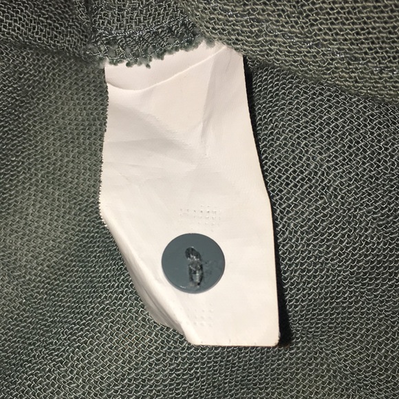 Zara top sage green hi lo gauzy and flowy L - Picture 3 of 4